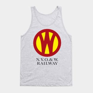 O&W Railroad NYO&W Railway Logo & Text, for Light Backgrounds Tank Top